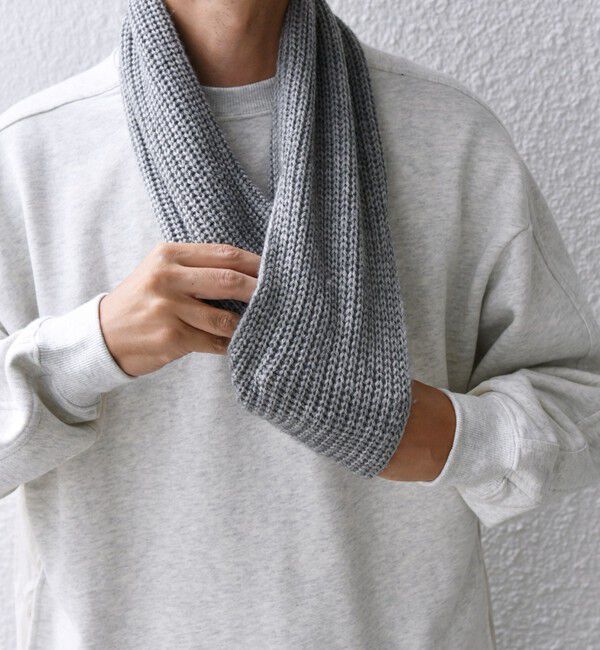 SHIPS any「SHIPS any: ウール / カシミヤ ホールガーメント ニット マフラー◇」|マフラー|