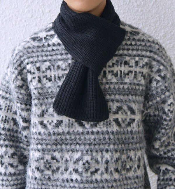 SHIPS any「SHIPS any: ウール / カシミヤ ホールガーメント ニット マフラー◇」|マフラー|