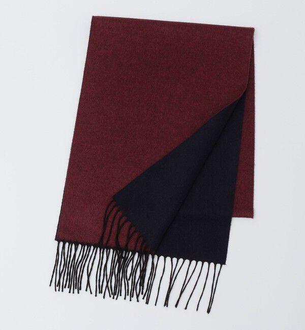 SHIPS「PIACENZA: シルク カシミヤ リバーシブル マフラー」|マフラー|