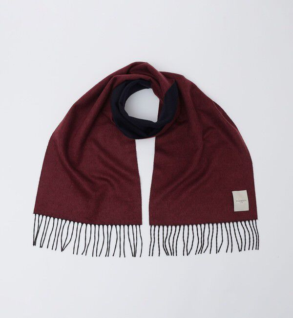 SHIPS「PIACENZA: シルク カシミヤ リバーシブル マフラー」|マフラー|