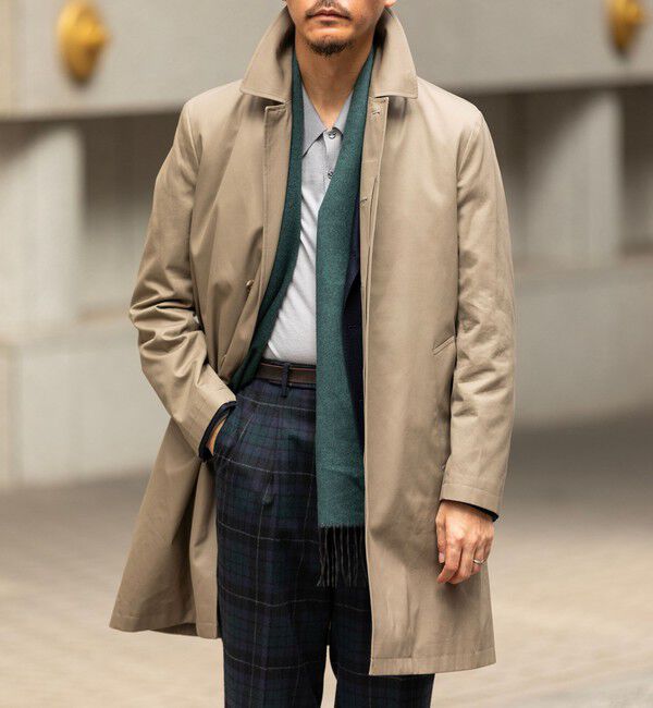 SHIPS「PIACENZA: シルク カシミヤ リバーシブル マフラー」|マフラー|