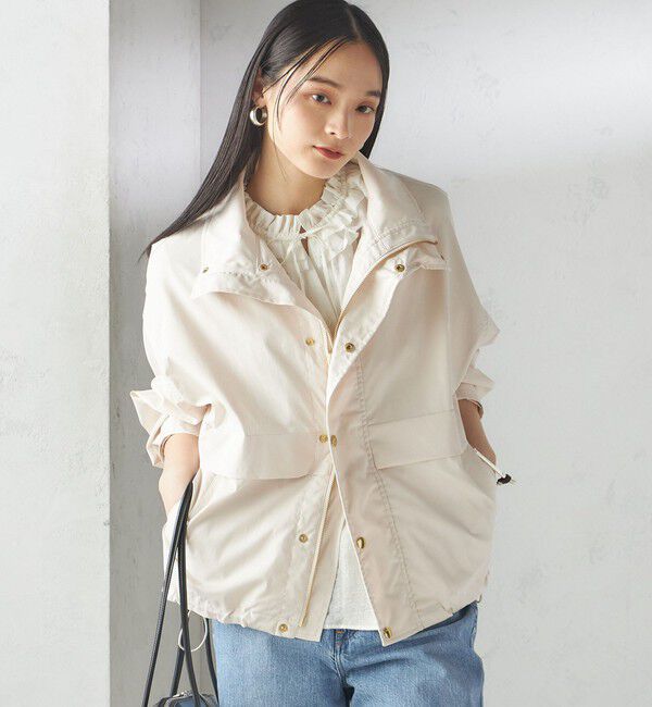 SHIPS for women「〈洗濯機可能〉LIMONTA EAST 中綿 ベスト付き ナイロン ブルゾン」|ブルゾン・スタジャン|