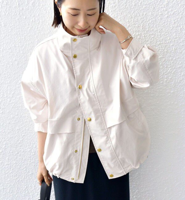 SHIPS for women「〈洗濯機可能〉LIMONTA EAST 中綿 ベスト付き ナイロン ブルゾン」|ブルゾン・スタジャン|