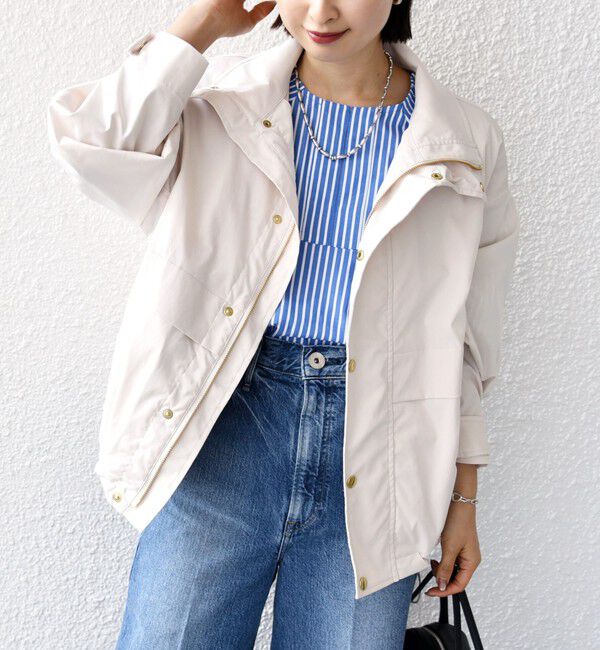 SHIPS for women「〈洗濯機可能〉LIMONTA EAST 中綿 ベスト付き ナイロン ブルゾン」|ブルゾン・スタジャン|