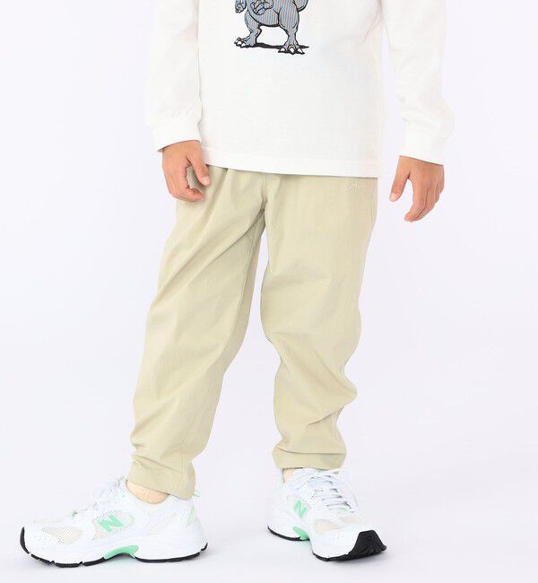 SHIPS KIDS「SHIPS KIDS:100～130cm /〈UVカット〉ナイロン ストレッチ パンツ」|チノ|ベージュ