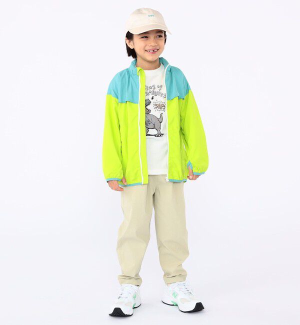 SHIPS KIDS「SHIPS KIDS:100～130cm /〈UVカット〉ナイロン ストレッチ パンツ」|チノ|