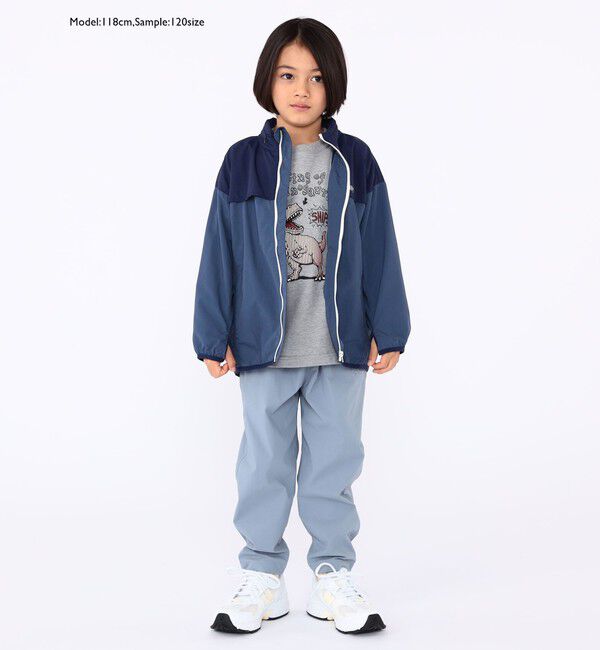 SHIPS KIDS「SHIPS KIDS:100～130cm /〈UVカット〉ナイロン ストレッチ パンツ」|チノ|