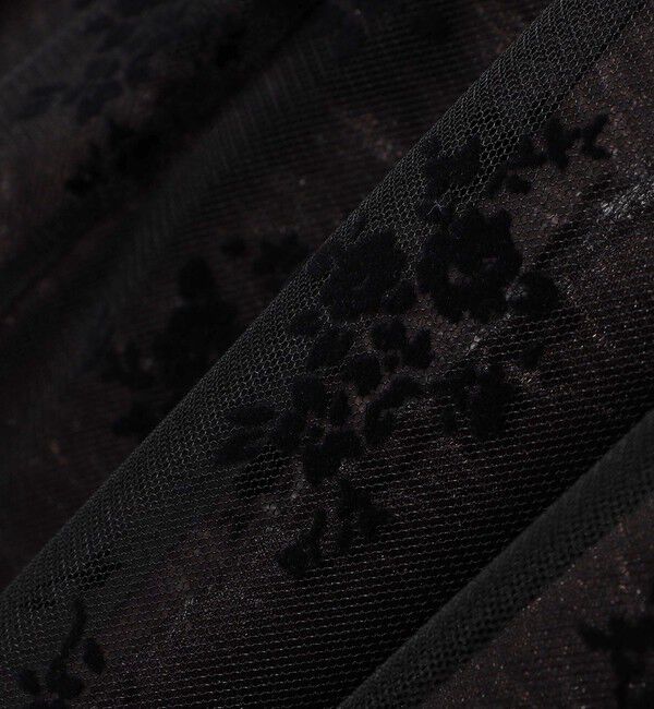 SHIPS for women「kaene:フロッキー レース &times; サテン 2WAY ワンピース（セレモニー対応可）」|ドレス|