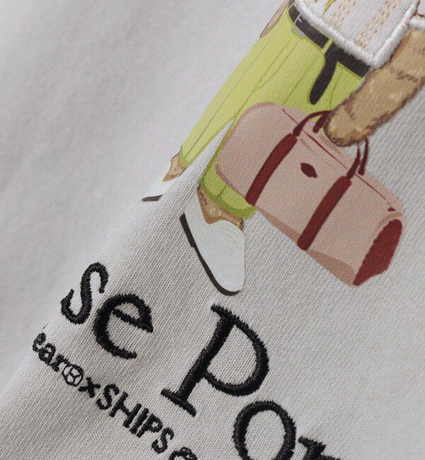 SHIPS Colors 「SHIPS Colors: TeddyBear(R) プリント & ステッチ Tシャツ◇」|Tシャツ・カットソー|
