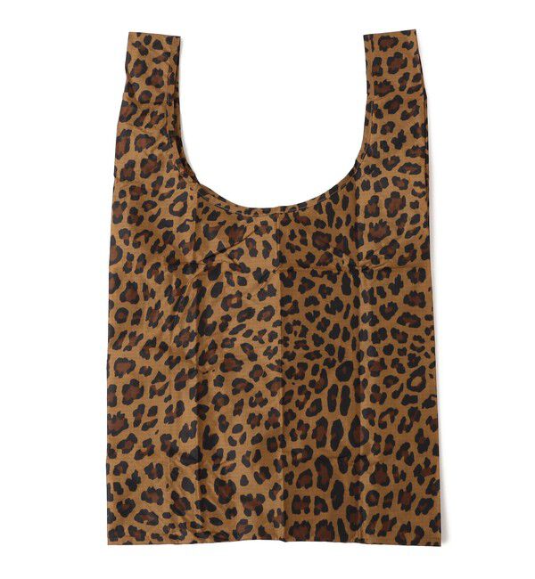 SHIPS Days「BAGGU:スタンダード（メロン / レオパード）」|エコバッグ|ブラウン