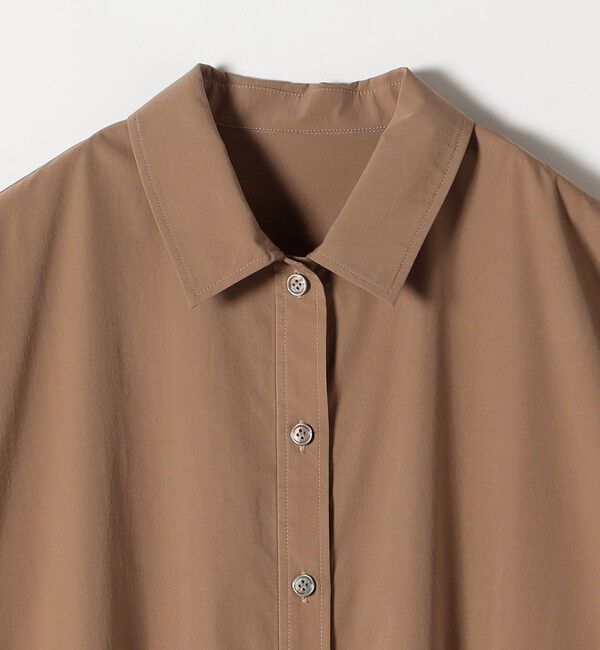 SHIPS any「SHIPS any:〈洗濯機可能〉タイプライター ボリューム シャツ ワンピース」|ワンピース|