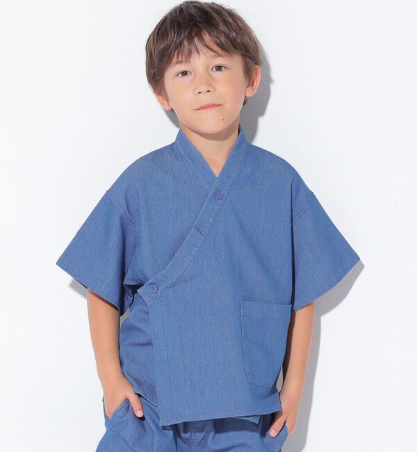 SHIPS KIDS「SHIPS KIDS:100～130cm / デニム 甚平」|その他|