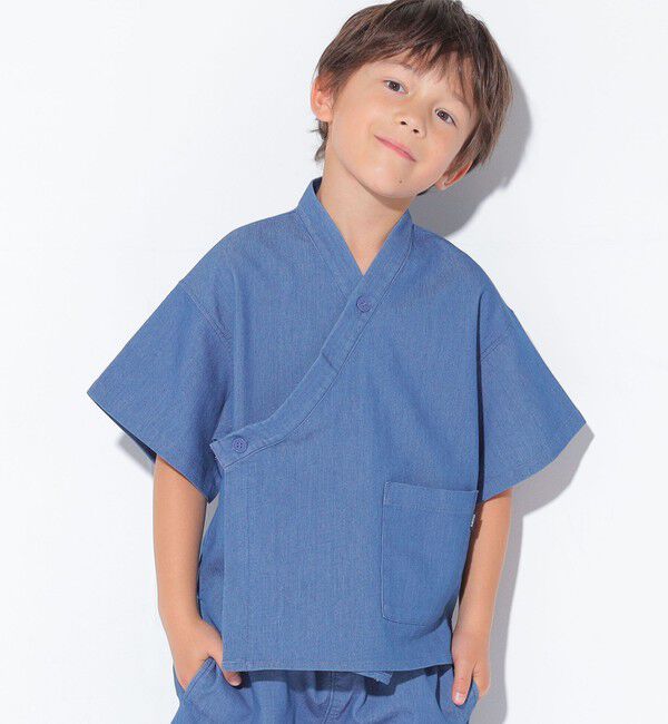 SHIPS KIDS「SHIPS KIDS:100～130cm / デニム 甚平」|その他|
