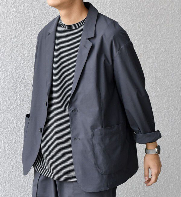 SHIPS any「SHIPS any: 360&deg; THE CIRCLE STRETCH リラックス ジャケット(セットアップ対応)◆」|テーラードジャケット|