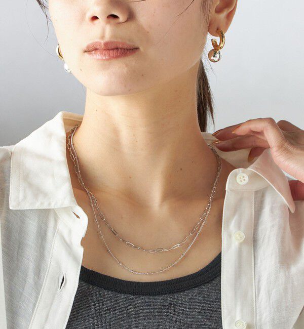 SHIPS for women「レイヤード チェーン ネックレス」|ネックレス|