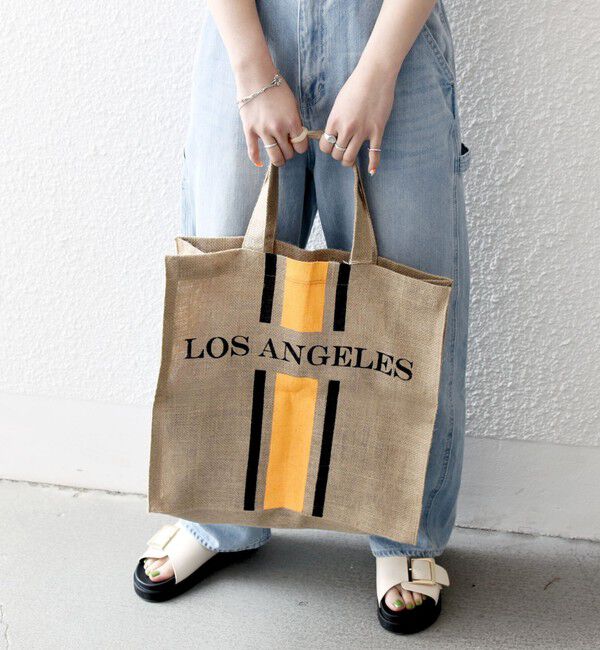 SHIPS any「MAISON BENGAL: ジュート トート バッグ 25SS」|トートバッグ|