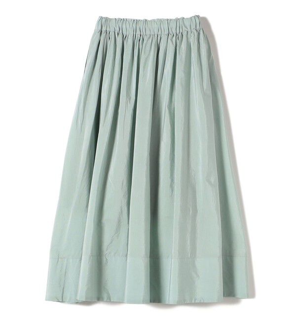 SHIPS Colors 「SHIPS Colors:〈手洗い可能〉キュプラ コットン ギャザー スカート」|フレア|