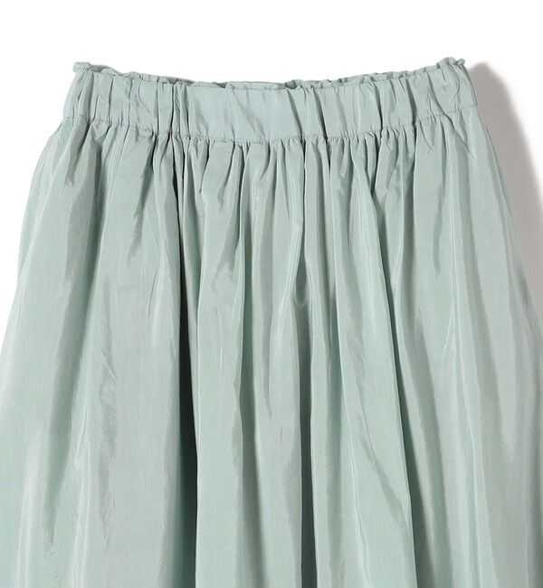 SHIPS Colors 「SHIPS Colors:〈手洗い可能〉キュプラ コットン ギャザー スカート」|フレア|