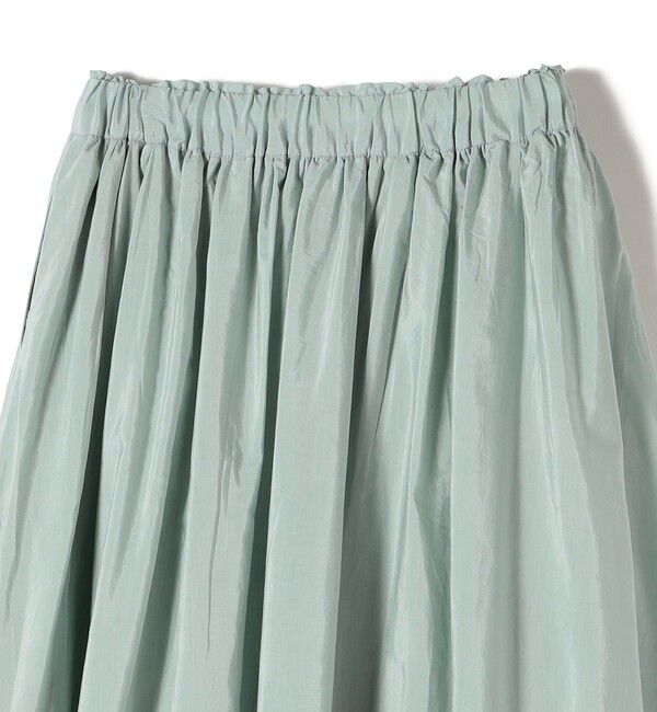 SHIPS Colors 「SHIPS Colors:〈手洗い可能〉キュプラ コットン ギャザー スカート」|フレア|