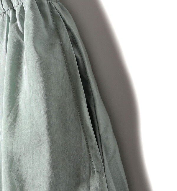 SHIPS Colors 「SHIPS Colors:〈手洗い可能〉キュプラ コットン ギャザー スカート」|フレア|