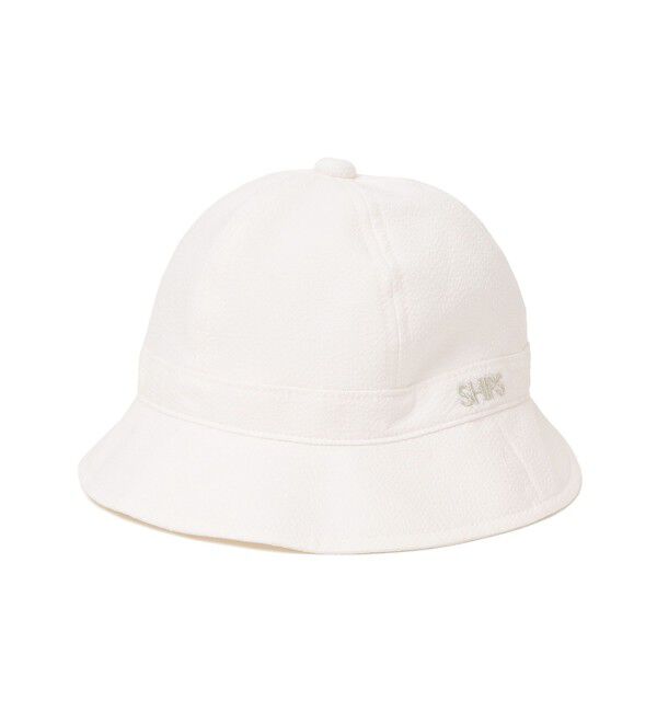 SHIPS KIDS「SHIPS KIDS:〈UVカット〉ベビー ストライプ ハット」|ハット|ホワイト