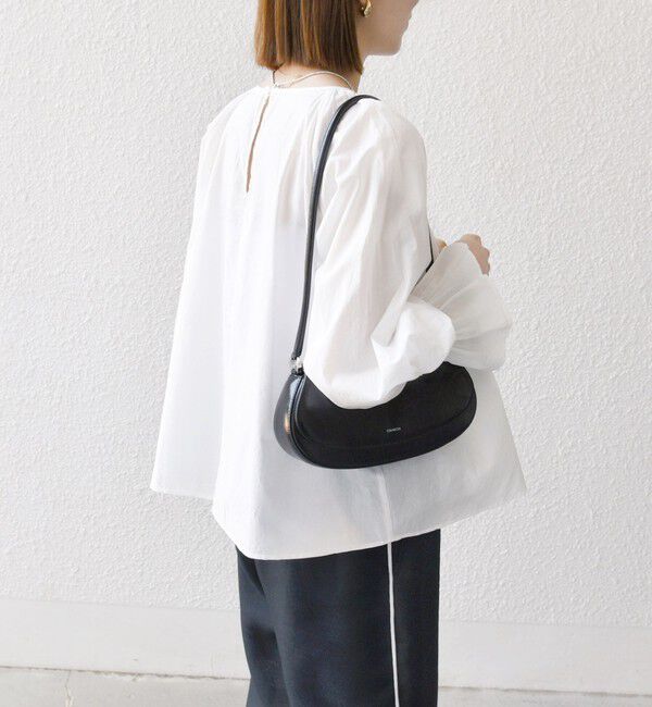 SHIPS any「SHIPS any:〈手洗い可能〉ロープ デザイン ギャザースリーブ フレア ブラウス」|シャツ・ブラウス|