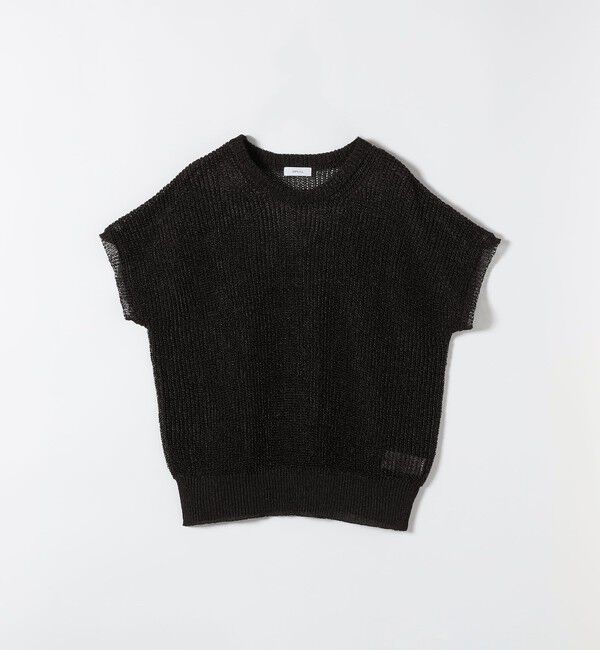 SHIPS any「《予約》SHIPS any:〈手洗い可能〉ギマ  ワイド フレンチ シアー ニット プルオーバー」|ニット・セーター|