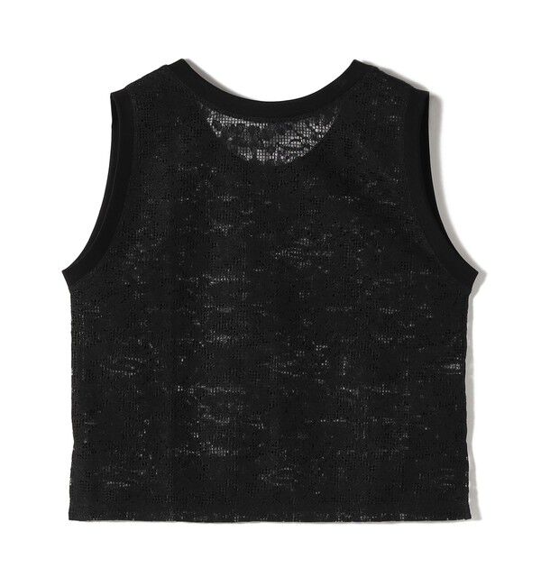 SHIPS for women「〈手洗い可能〉オーガニック コットン レース ノースリーブ プルオーバー」|タンクトップ|