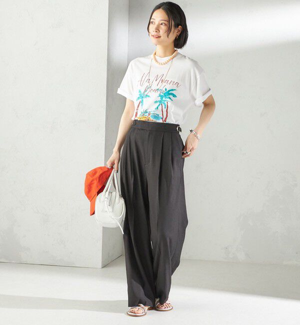 SHIPS for women「【SHIPS別注】TENNESSEE:イージー ショート スリーブ TEE」|Tシャツ・カットソー|