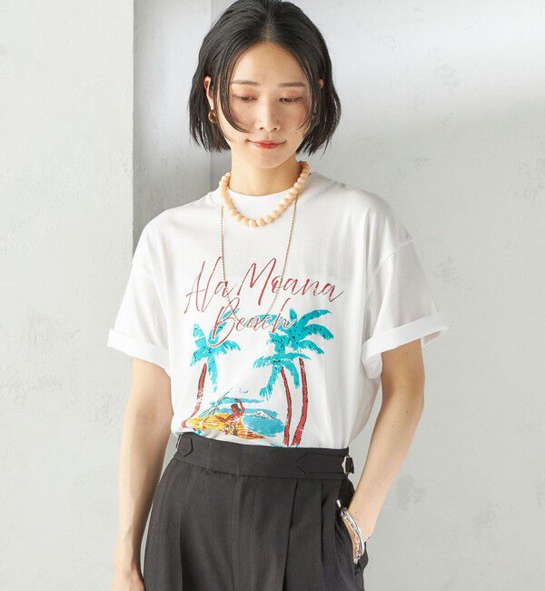 SHIPS for women「【SHIPS別注】TENNESSEE:イージー ショート スリーブ TEE」|Tシャツ・カットソー|