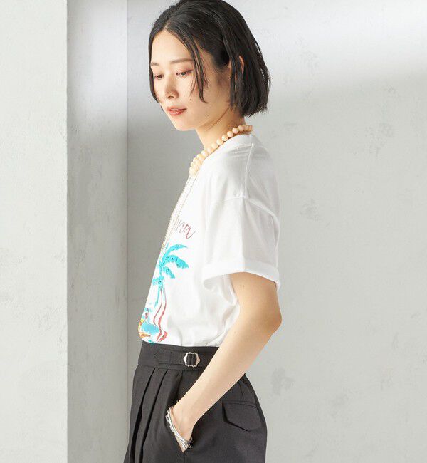 SHIPS for women「【SHIPS別注】TENNESSEE:イージー ショート スリーブ TEE」|Tシャツ・カットソー|