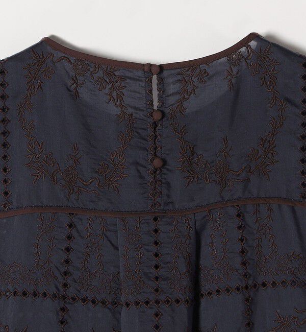 SHIPS any「SHIPS any:〈手洗い可能〉エンブロイダリー レース シアー ワンピース」|ワンピース|