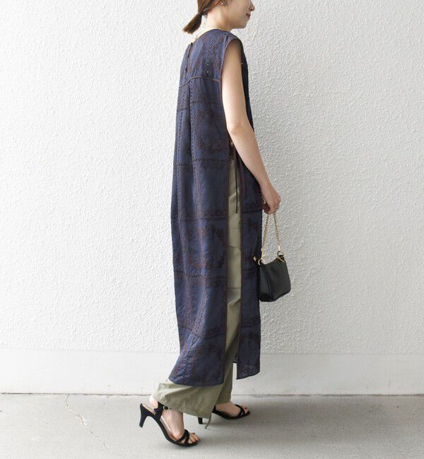 SHIPS any「SHIPS any:〈手洗い可能〉エンブロイダリー レース シアー ワンピース」|ワンピース|