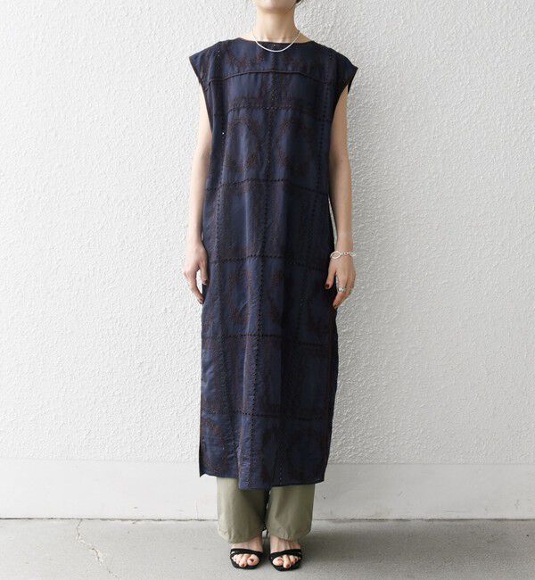 SHIPS any「SHIPS any:〈手洗い可能〉エンブロイダリー レース シアー ワンピース」|ワンピース|