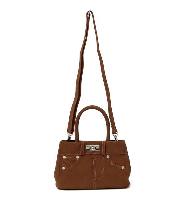 SHIPS for women「【WEB限定】2WAY ひねり 金具 ポケット バッグ」|ハンドバッグ|