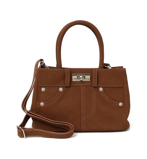 SHIPS for women「【WEB限定】2WAY ひねり 金具 ポケット バッグ」|ハンドバッグ|