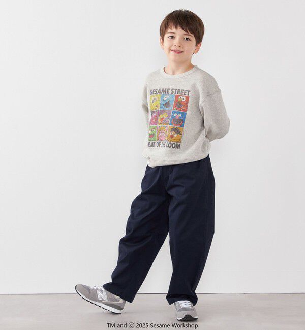 SHIPS any「SHIPS any:〈洗濯機可能〉ツイル ストレッチ ワイド カーブ パンツ <KIDS>」|チノ|