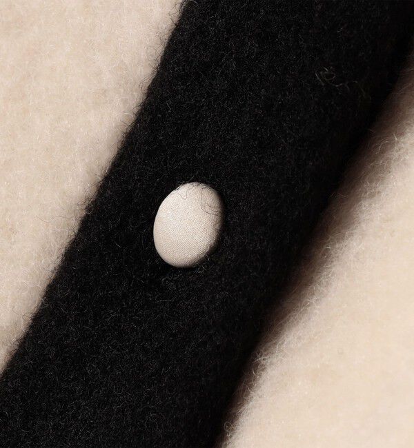 SHIPS any「SHIPS any: バイカラー クルーネック カーディガン ジャケット」|ノーカラージャケット|