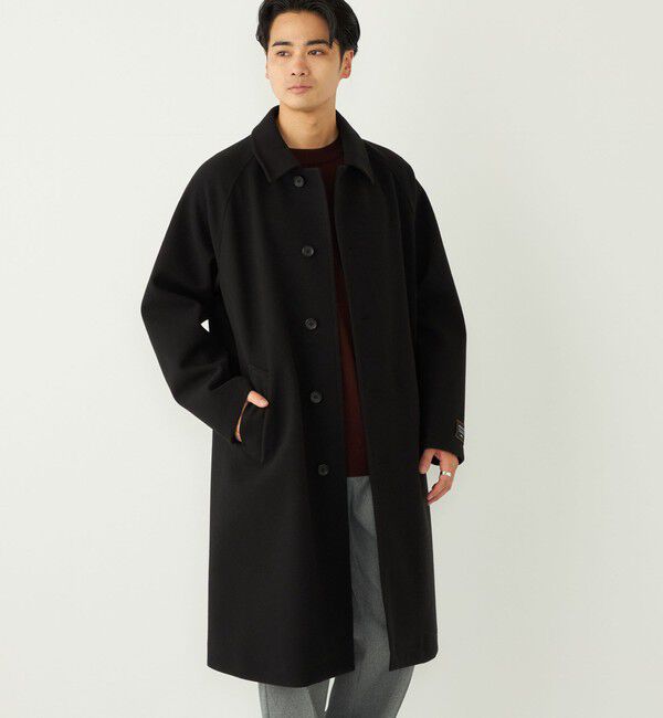 SHIPS Colors 「SHIPS Colors:ウール ミックス ロングコート」|ステンカラーコート|