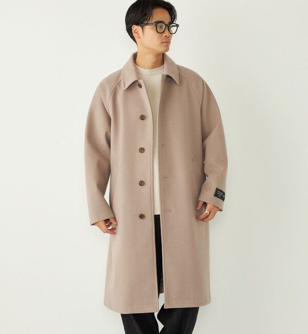 SHIPS Colors 「SHIPS Colors:ウール ミックス ロングコート」|ステンカラーコート|