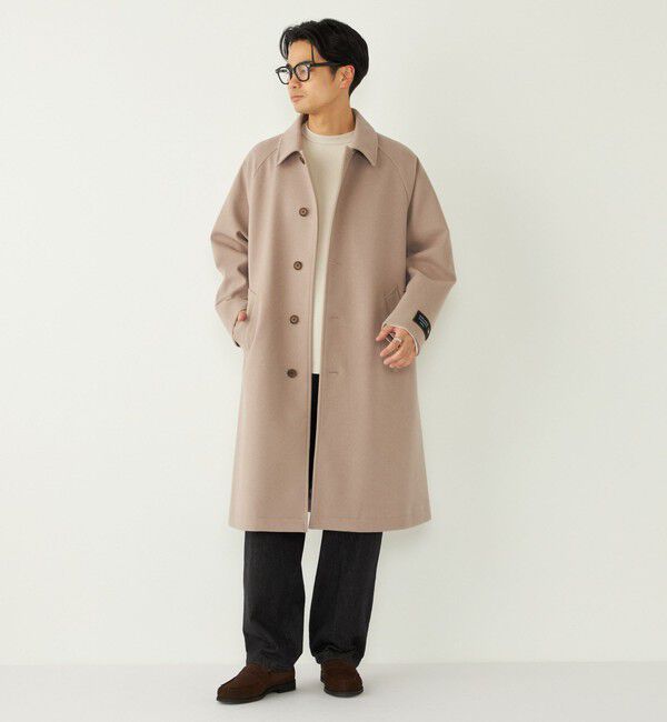 SHIPS Colors 「SHIPS Colors:ウール ミックス ロングコート」|ステンカラーコート|