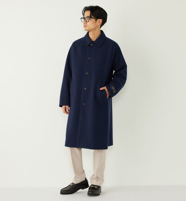 SHIPS Colors 「SHIPS Colors:ウール ミックス ロングコート」|ステンカラーコート|