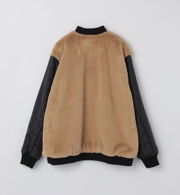 SHIPS Colors 「SHIPS Colors:チェック ボア ボマー ジャケット」|ブルゾン・スタジャン|