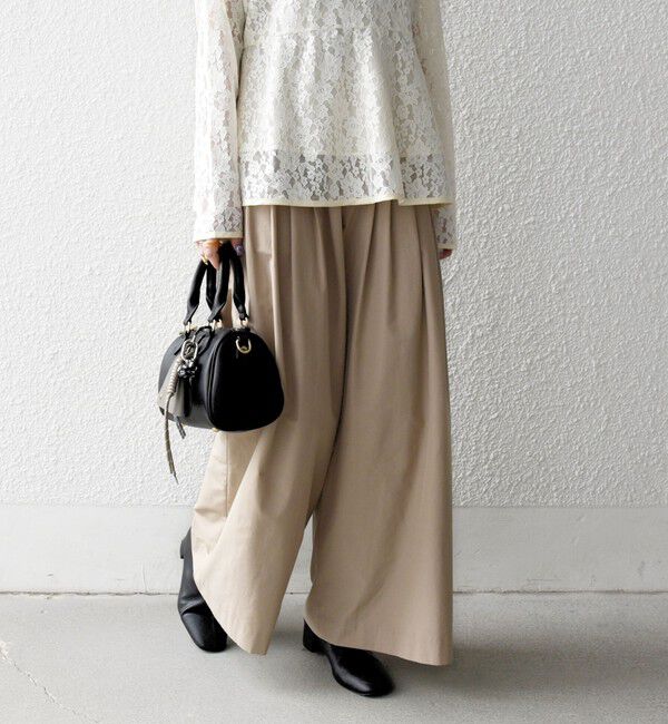 SHIPS any「SHIPS any:〈洗濯機可能〉タイプライター イージー ワイド パンツ」|その他|