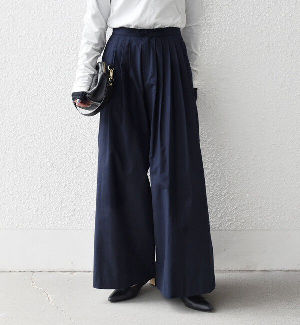 SHIPS any「SHIPS any:〈洗濯機可能〉タイプライター イージー ワイド パンツ」|その他|