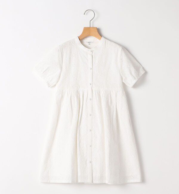 SHIPS KIDS「SHIPS KIDS:100～130cm / レース エンブロイダリー ワンピース」|ワンピース|