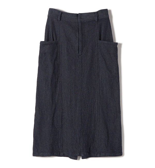SHIPS for women「〈手洗い可能〉ルーズ デニム サイド ポケット スカート」|スカート|
