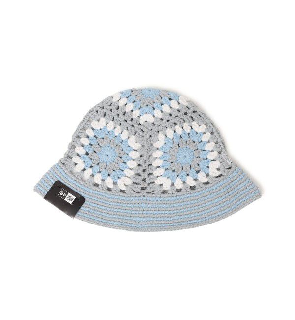 SHIPS any「NEW ERA: クロシェ ニット バケット ハット 26SS」|ハット|ライトブルー