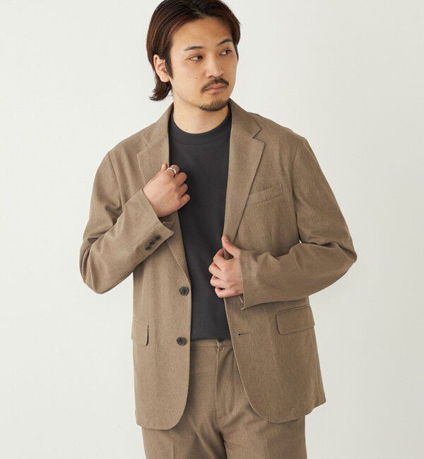 SHIPS Colors 「SHIPS Colors:〈速乾・洗濯機可能〉シャリルジャージー ジャケット◇」|テーラードジャケット|