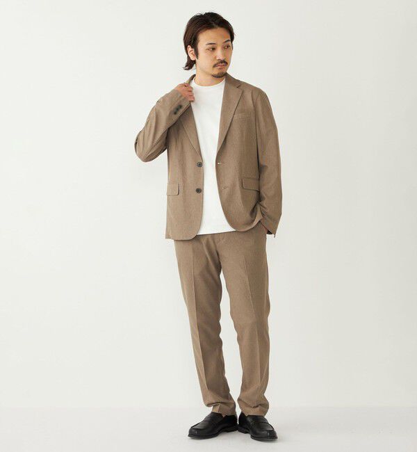 SHIPS Colors 「SHIPS Colors:〈速乾・洗濯機可能〉シャリルジャージー ジャケット◇」|テーラードジャケット|